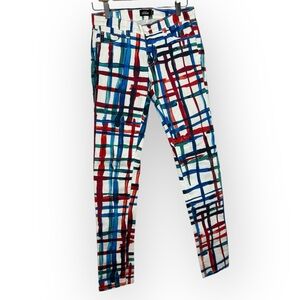 Kate Spade Saturday Paint Stripe Denim Pants Size 24